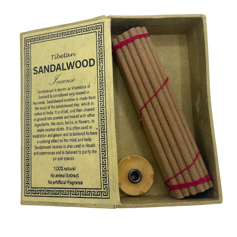 Dárková Sada Himalájského Kadidla Sugandhit Dhoop - Santalové Dřevo