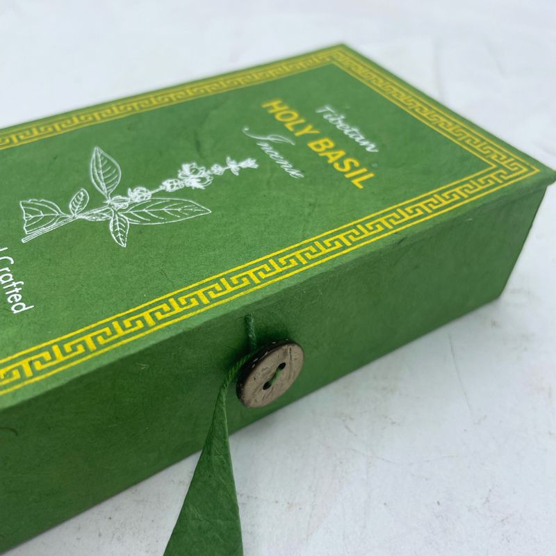 Dárková Sada Himalájského Kadidla Sugandhit Dhoop - Bazalka Svatá