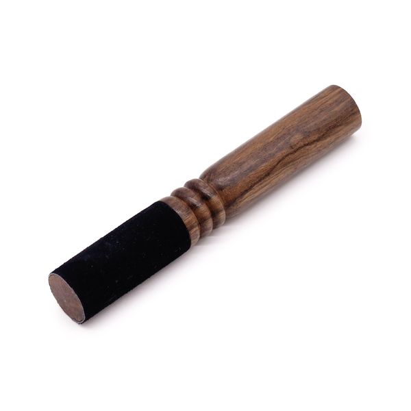Dřevěná Hůlka - 18cm - Střední Dvojitý Kroužek