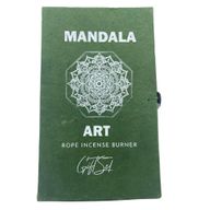 Sada Vonného Provázku a Postříbřeného Stojanu - Květ Mandala