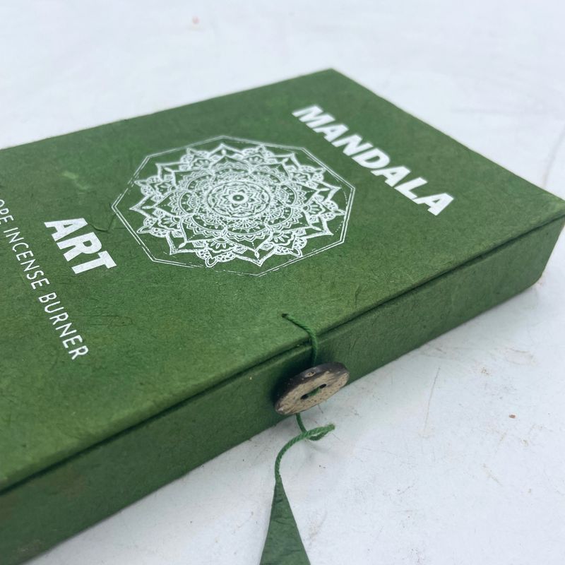 Sada Vonného Provázku a Postříbřeného Stojanu - Květ Mandala