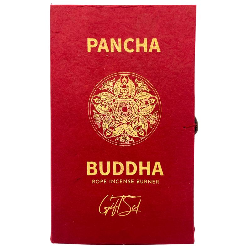 Sada Vonného Provázku a Postříbřeného Stojanu - Pancha Buddha