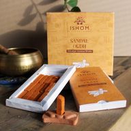 Balení 15 Přírodních Vonných Cihliček se Stojanem - Santalové Dřevo
