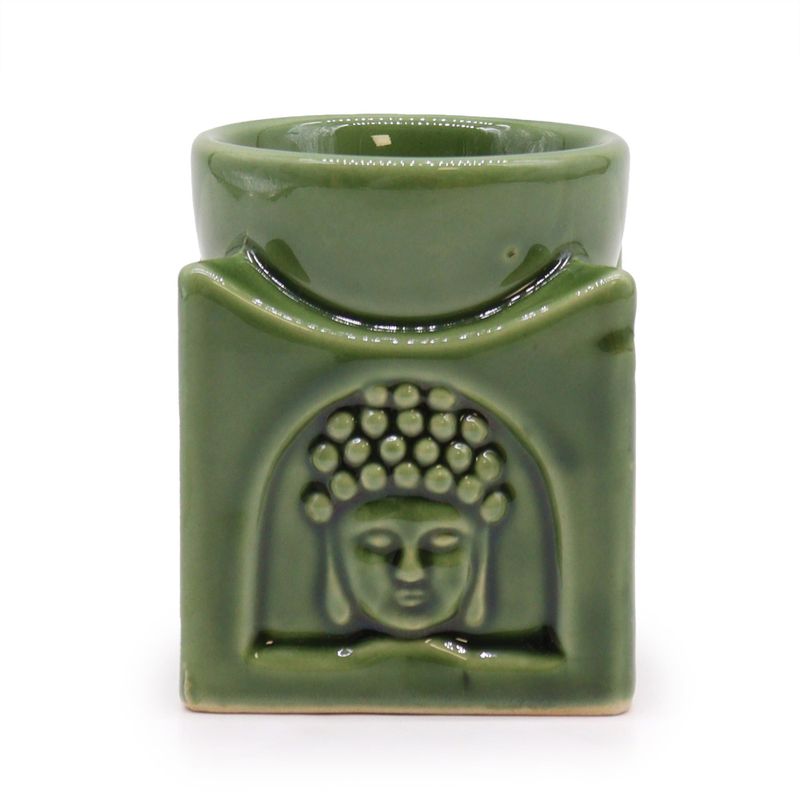 Čtvercová Aroma Lampa Buddha - Tmavý Nefrit