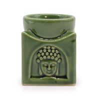 Čtvercová Aroma Lampa Buddha - Tmavý Nefrit