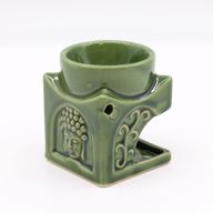 Čtvercová Aroma Lampa Buddha - Tmavý Nefrit