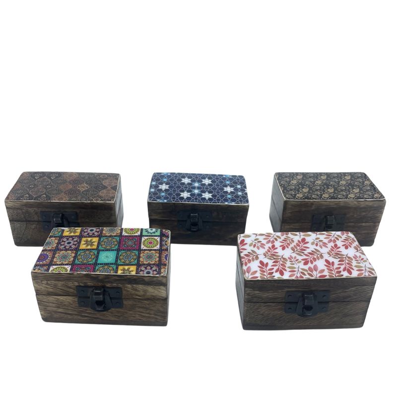 Dřevěná Lékovka 9x5x4cm - Meenakari - Různé
