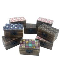 Dřevěná Lékovka 9x5x4cm - Meenakari - Různé