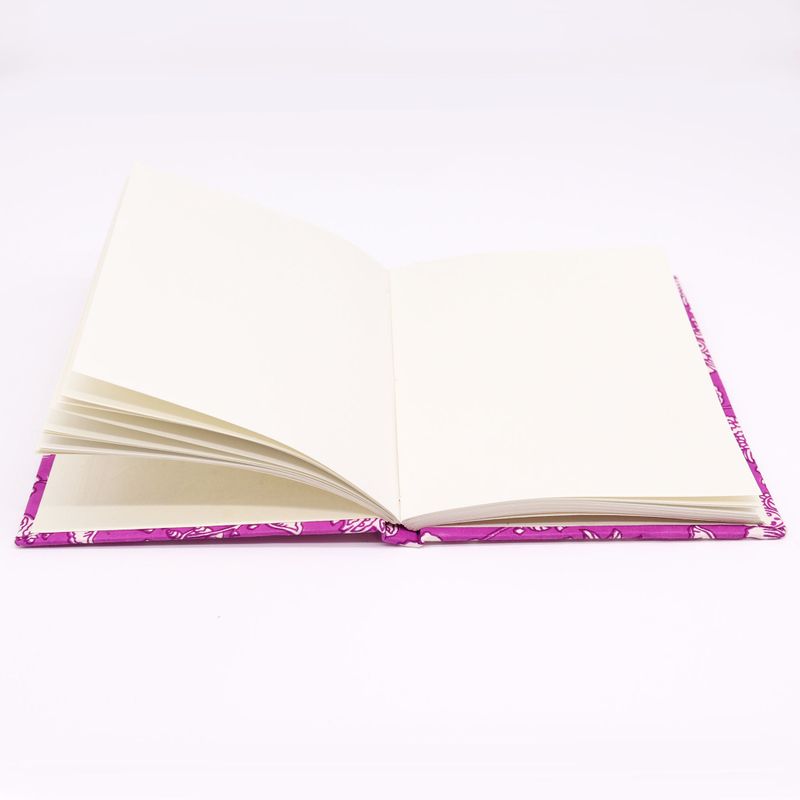 Bavlněný Zápisník 20x15cm - 96 stránek - Antická Fuchsie