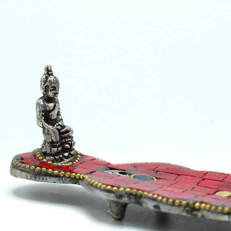 Tibetský Stojan na Vonné Tyčinky - Buddka Dlouhá Dýka