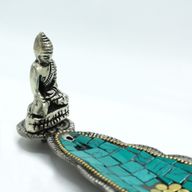 Tibetský Stojan na Vonné Tyčinky - Buddha Dlouhý List