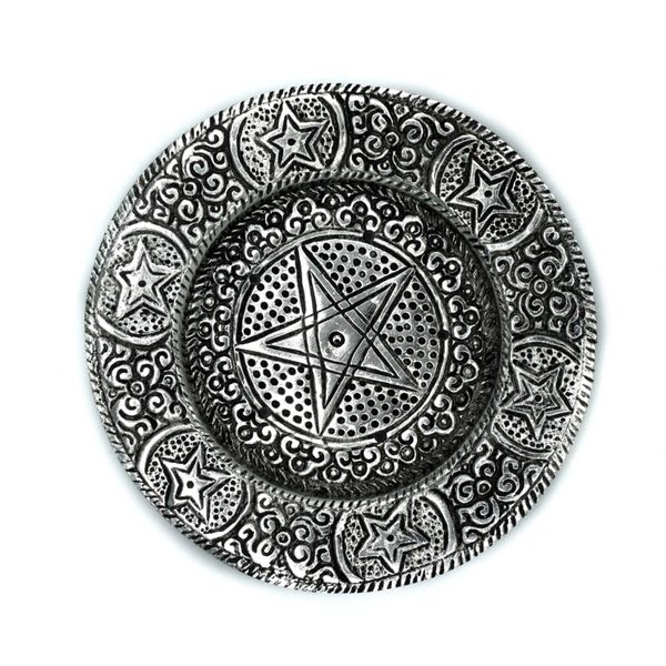 Stojan na Vonné Tyčinky z Leštěného Hliníku - Pentagon - 11.5cm