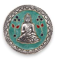 Stojan na Vonné Tyčinky - Zelený Buddha 10cm