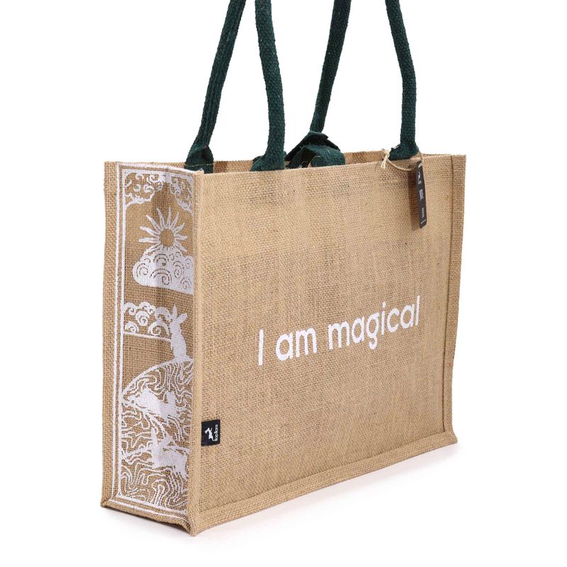 Hop Hare Jutová Velká Taška - I am Magical