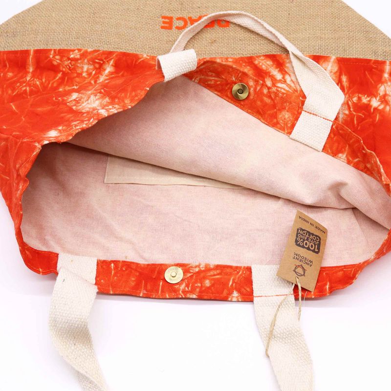 Přírodní Taška - Oranžová - Namaste - Mír