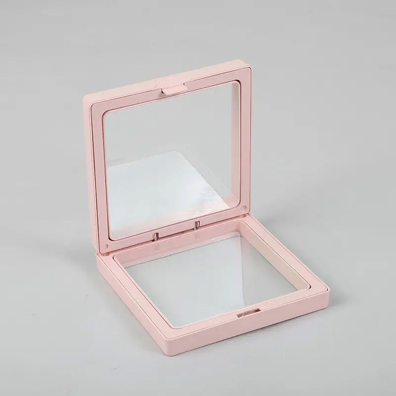 Střední 3D Rámek s Flexibilní Fólií  9x9cm - Růžový