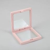 Střední 3D Rámek s Flexibilní Fólií  9x9cm - Růžový