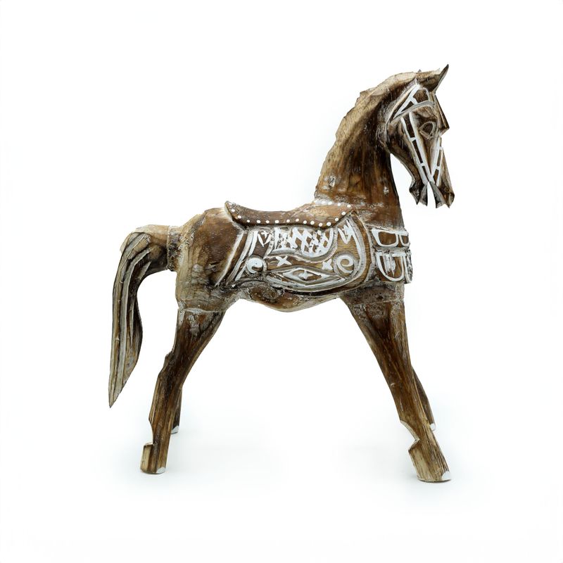Střední Starožitný Kůň 25 cm