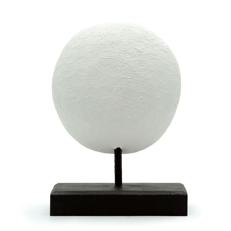 Timorská Kmenová Dekorativní Maska - Bílá - White 27x20cm