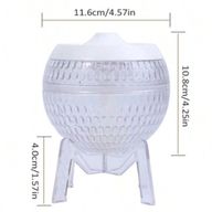 Průhledný Zvlhčovač - Mondo Planeta - USB - Měnící se Barvy