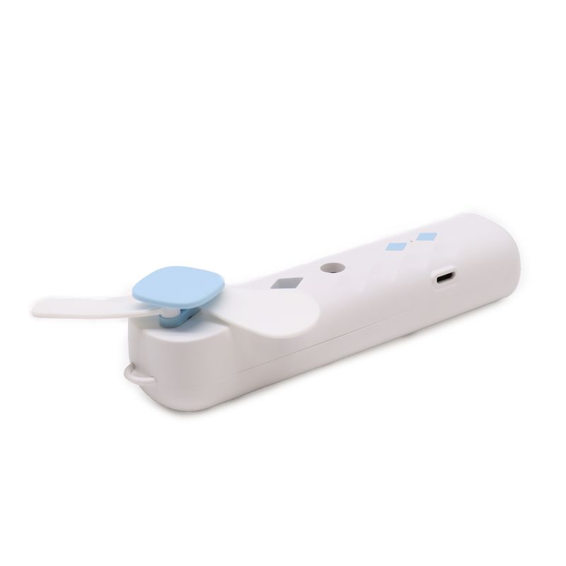 Bílý Nano-Mlha Tvářový Ventilátor / Sprej - USB Nabíjetelný