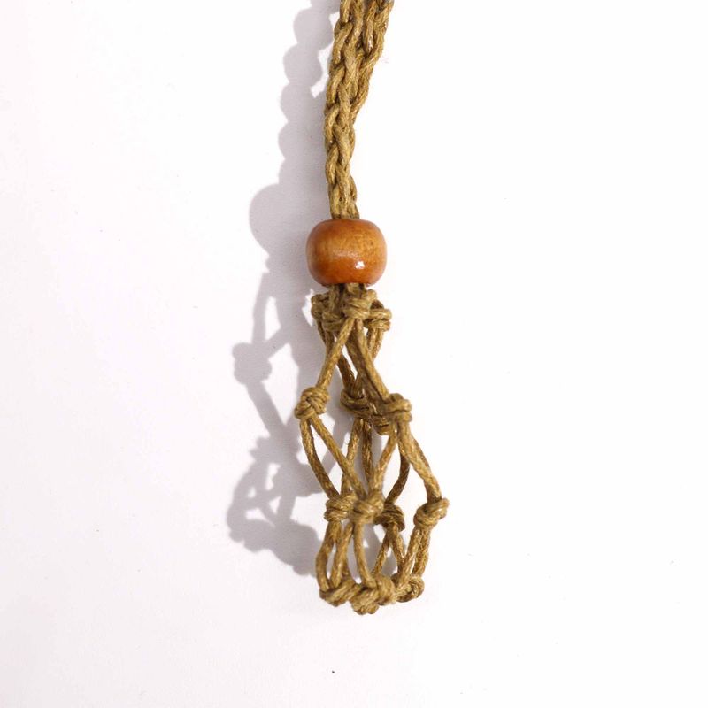 Šňůrka na Náhrdelník z Drahých Kamenů 45cm - Písková