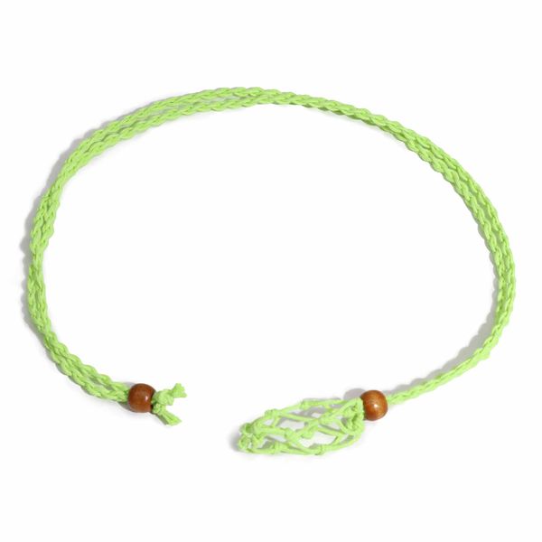 Šňůrka na Náhrdelník z Drahých Kamenů 45cm - Zelená