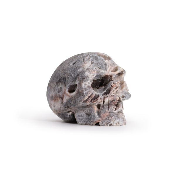Lebka Vyřezaná z Kalcitové Geody - (cca 4.5cm)