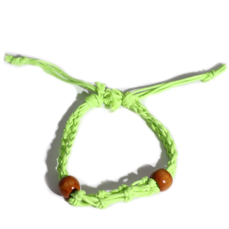 Šňůrky na Náramky z Drahých Kamenů 20-28cm - Zelené
