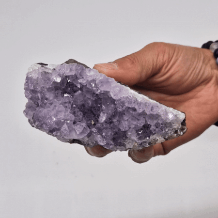 Střední Přírodní Vysoký Ametystový Shluk (cca 350-450gms 7.5-10cm)