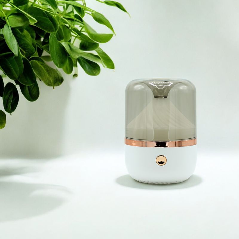 Městský Aroma Difuzér - Bílý a Bronzový - USB - Měnící se Barvy