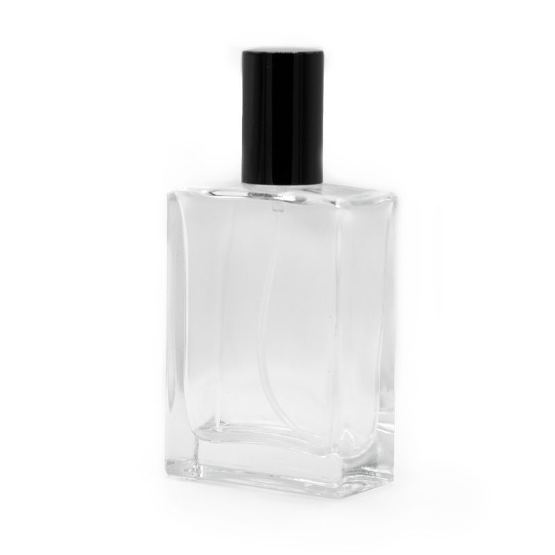50ml Čtvercová Chunky Lahvička, Černý Sprej a Uzávěr