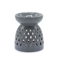 Klasická Aroma Lampa - Výřez Slza - Šedá