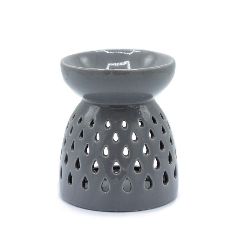 Klasická Aroma Lampa - Výřez Slza - Šedá