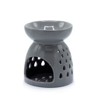 Klasická Aroma Lampa - Výřez Slza - Šedá