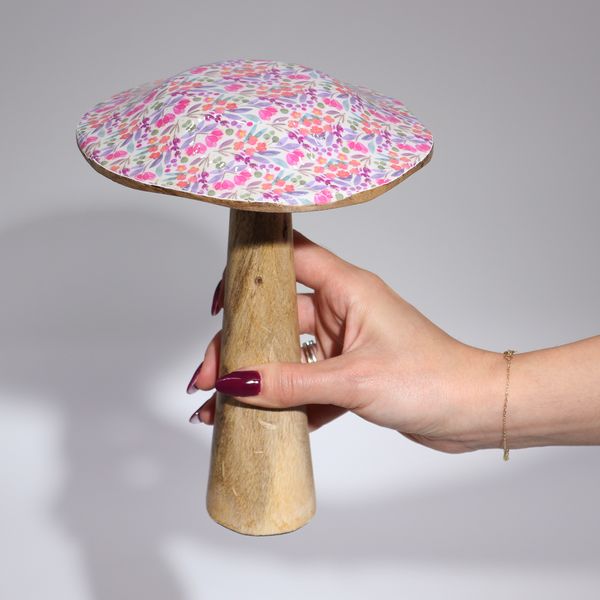 Velká Houba - 20cm - Pastelová Srdce