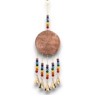 Indické Zvonkohry - Střední Strom Života - Chakra Korálky s 5 Zvonkami - 10x36cm