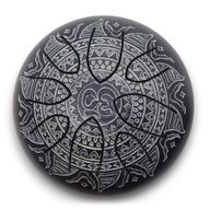 Happy Buben - Gravírovaná Mandala - Óm - 16cm