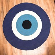 Koberec z Bavlněného Provazu Evil Eye 120cm