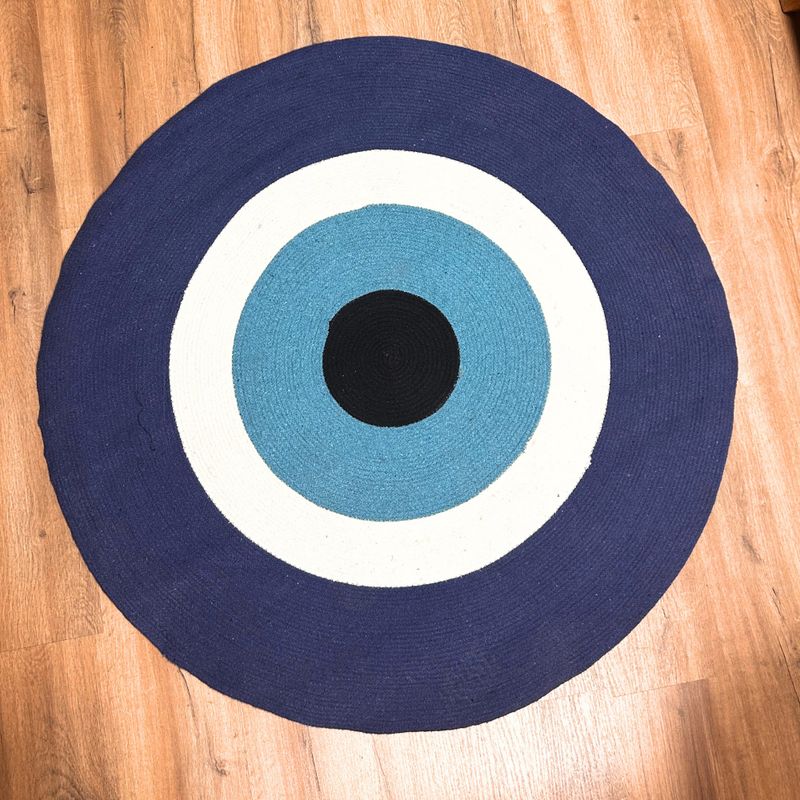 Koberec z Bavlněného Provazu Evil Eye 120cm