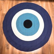 Koberec z Bavlněného Provazu Evil Eye 150cm