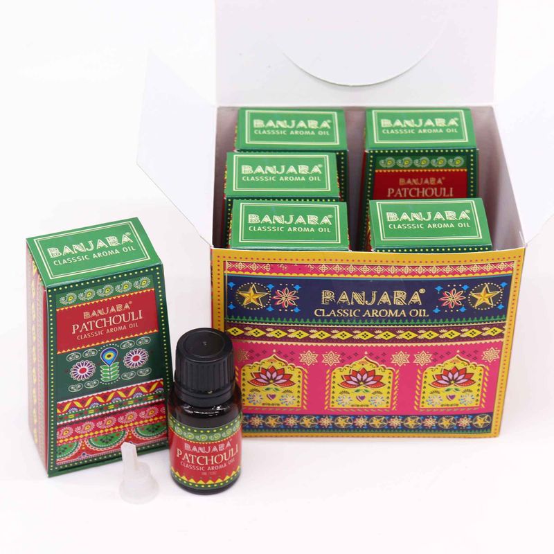 Banjara Indický Vonný Olej 10ml - Pathchouli
