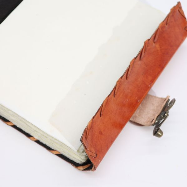 Světle Hnědý Zápisník - Dekor Zlého Oka - 160 Stránek - 20x15cm