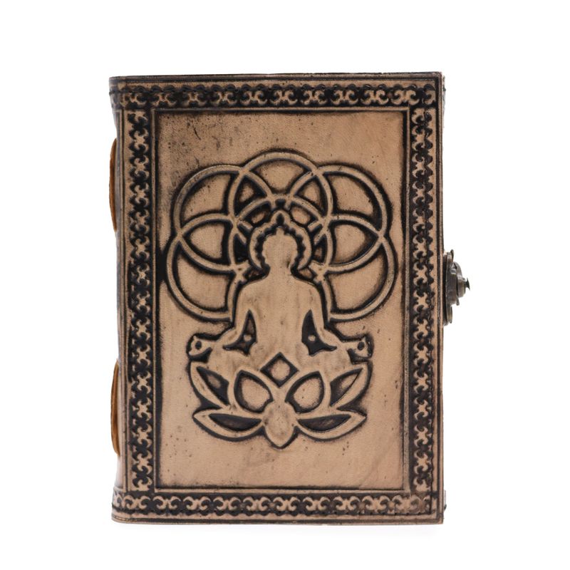 Buddha - Esoterický Zápisník - Hnedný - 200 Stran - 17.5x12.5x3cm