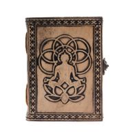 Buddha - Esoterický Zápisník - Hnedný - 200 Stran - 17.5x12.5x3cm