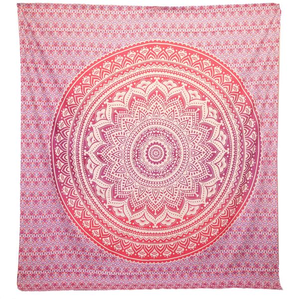 Nástěnný Závěs / Plážové Prostěradlo - Umrao Mandala - Fialová