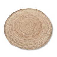 Velký Kruhový Měkký Jutový Koberec 150cm