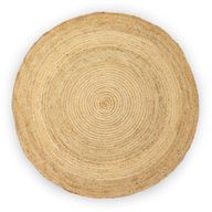 Velký Kruhový Měkký Jutový Koberec 150cm