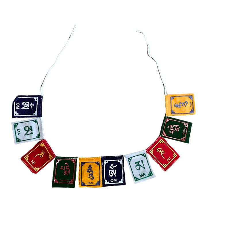 Óm Vlajky Tibetské Mantry - Velké (10 Vlajek)