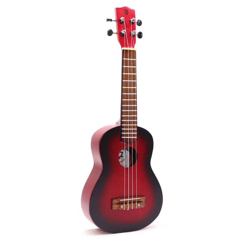 Ručně Vyráběné Ukulele - Naturální Sunburst Finish (4 Struny)